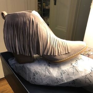 New fringe booties